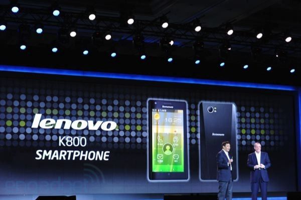 CES 2012: Smartfon Lenovo K800