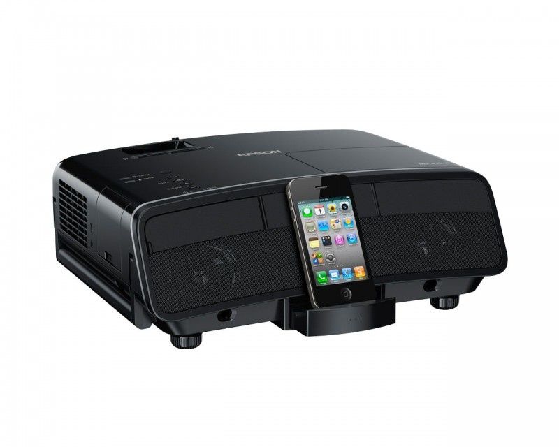 Epson: Projektor 3LCD HD 720p ze stacją dokującą dla iPod