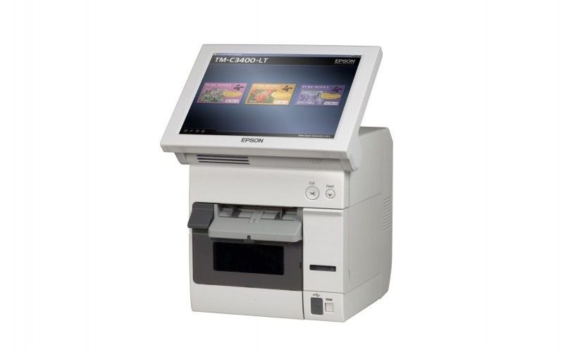 Epson TM-C3400-LT - autonomiczny terminal  do drukowania kolorowych etykiet 
