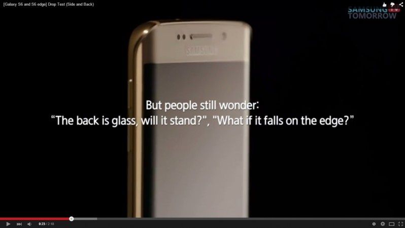 Co się stanie, gdy upadnie Ci Twój Samsung Galaxy S6 edge? (wideo)