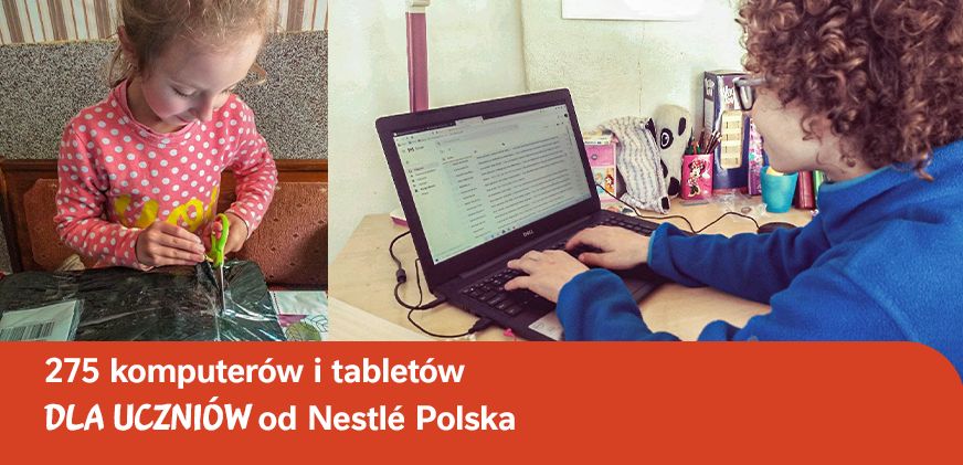 275 komputerów i tabletów dla uczniów od Nestlé Polska