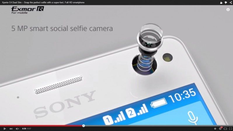Wideo promujące smartfonu Xperia C4 Dual (wideo)