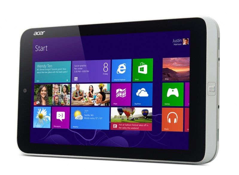 Premiera tablety Acer Iconia W3 z Windows 8 w Vobis