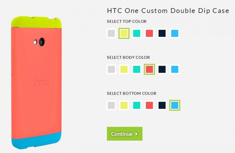 Dwukolorowe obudowy do HTC One