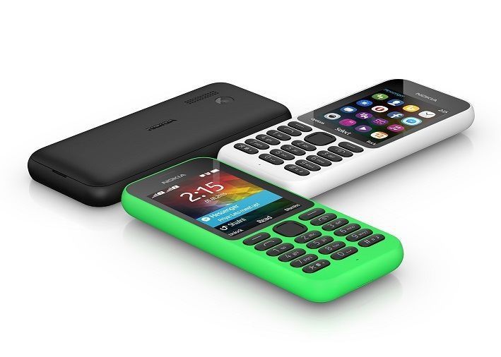 Nokia 215 - telefon komórkowy z dostępem  do internetu