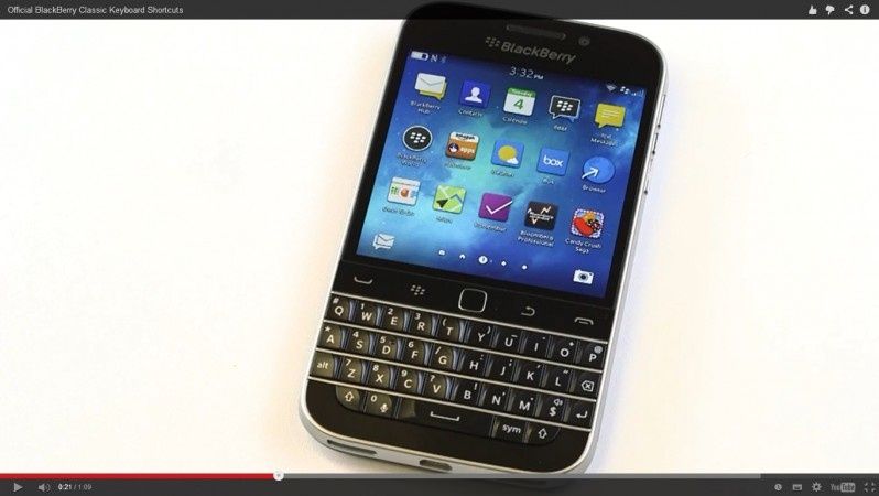 BlackBerry Classic - zalety klawiatury (wideo)