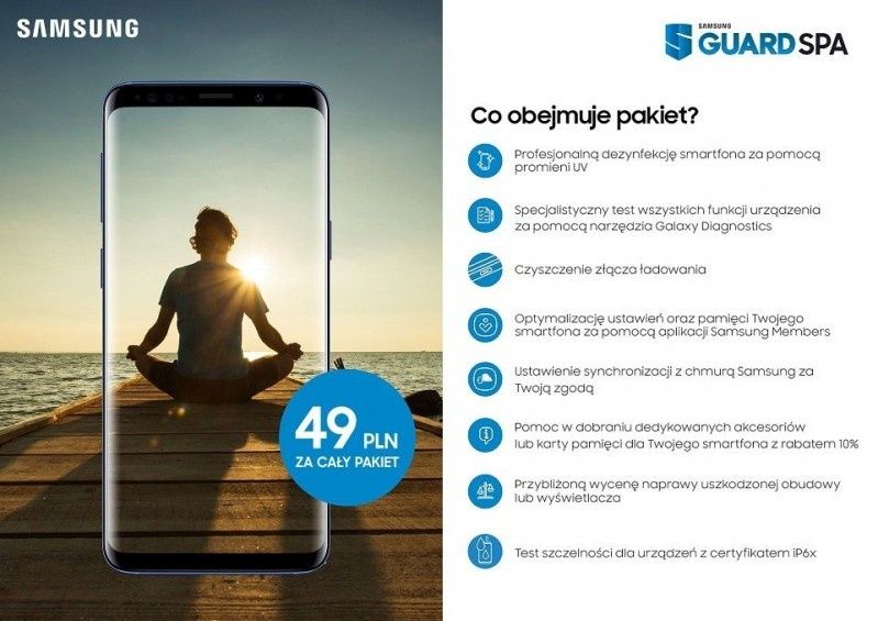 GUARD SPA - innowacyjna usługa serwisowa dla smartfonów, tabletów i smartwatchy Samsung