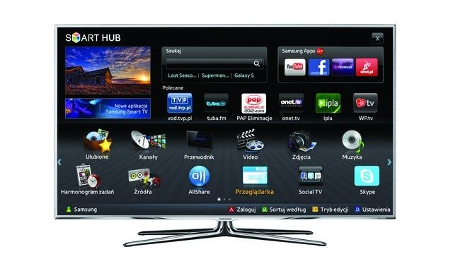 Pięciokrotnie większa popularność polskich aplikacji w Samsung Smart TV