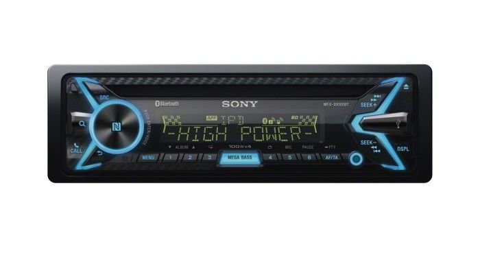 Sony MEX-XB100BT: radioodtwarzacz z wbudowanym wzmacniaczem cyfrowym 4 x 100 W