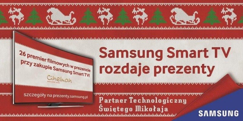 Filmowe premiery od Samsung i Świętego Mikołaja