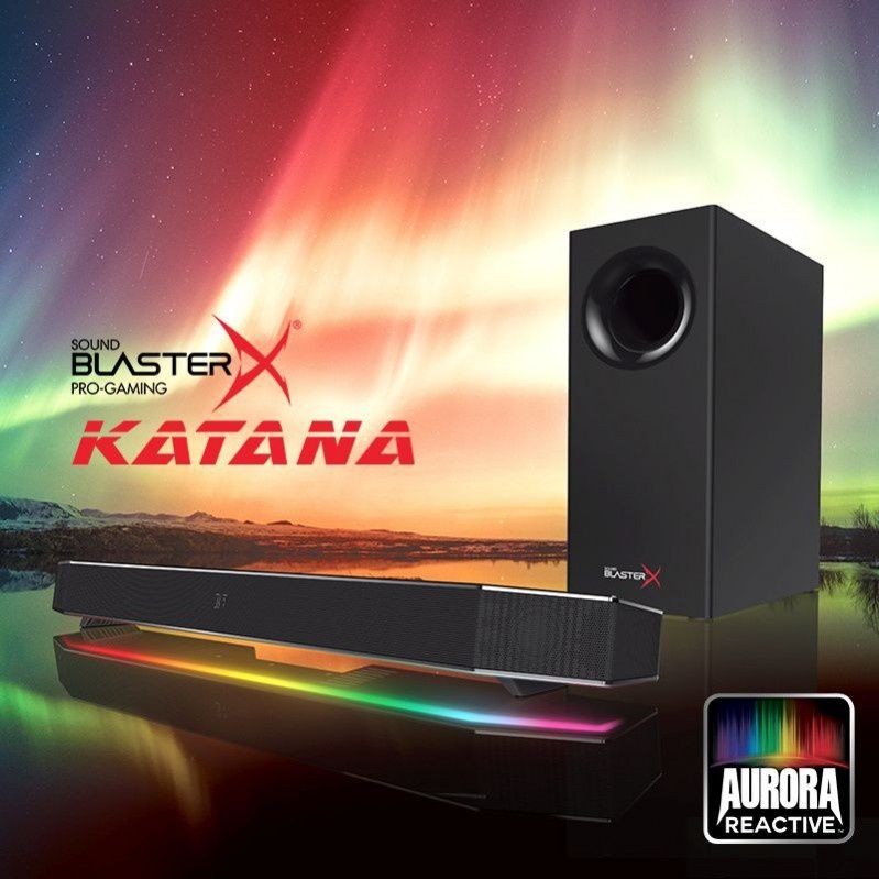 Sound BlasterX Katana - soundbar wyższej klasy do słuchania gier i filmów na komputerze