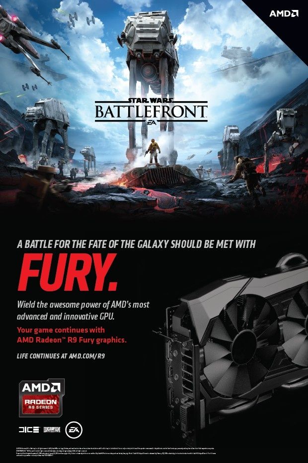 Star Wars Battlefront bezpłatnie przy zakupie karty graficznej AMD Radeon R9 Fury