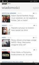 Odświeżona wersja aplikacji Onet News dla użytkowników smartfonów Lumia
