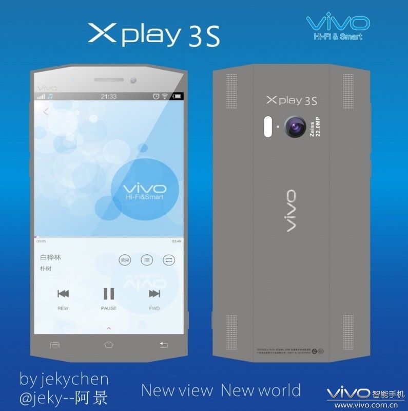 ...a tak będzie wyglądał Vivo Xplay3S