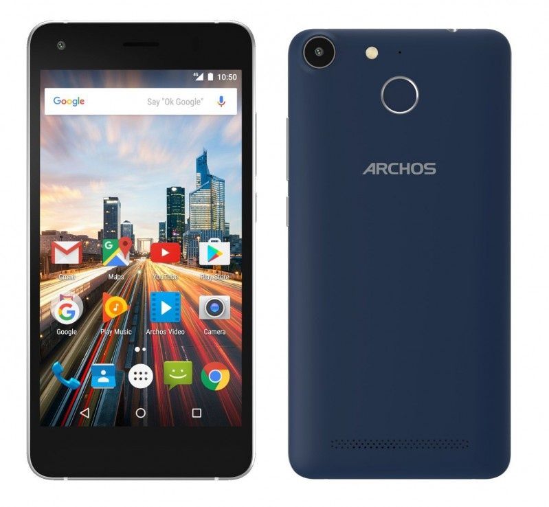 ARCHOS 50f Helium - niedrogi smartfon  z czytnikiem linii papilarnych