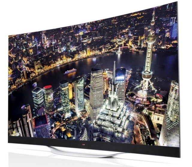 CES 2014 - zaokrąglony 77-calowy LG EC9800 Ultra HD OLED TV