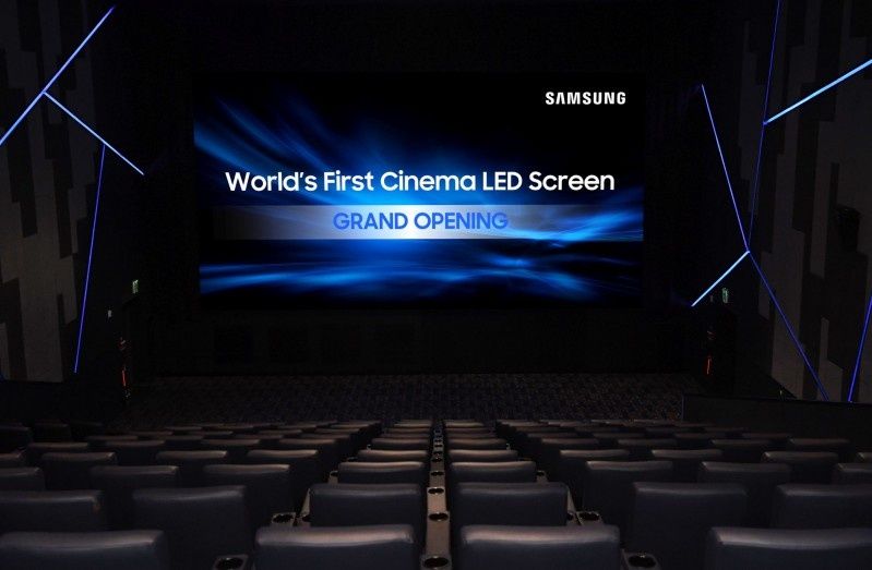 Samsung prezentuje pierwszą salę kinową wyposażoną w ekran LED