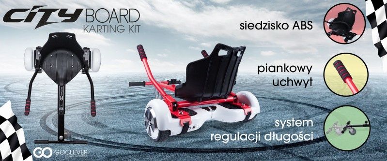 CITY BOARD Karting Kit - zmień deskorolkę w gokarta!