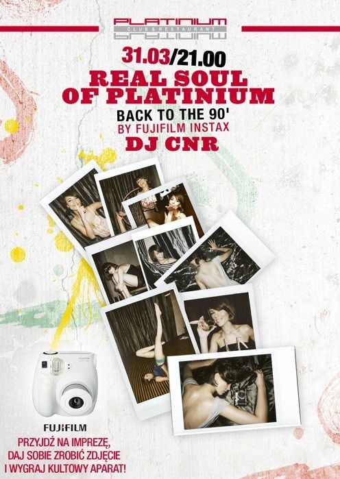 Real Soul of Platinum - Back to the 90’ by FujiFilm Instax