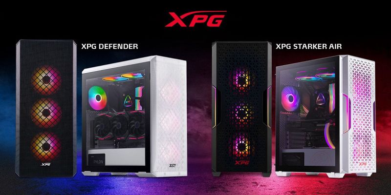 XPG wprowadza na rynek nowe obudowy XPG STARKER AIR i XPG DEFENDER