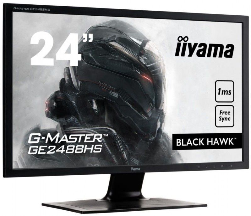 iiyama prezentuje ulepszony monitor Black Hawk G-MASTER GE2488HS-B2