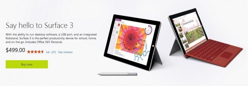 Zobacz funkcjonalności Microsoft Surface 3 (wideo)