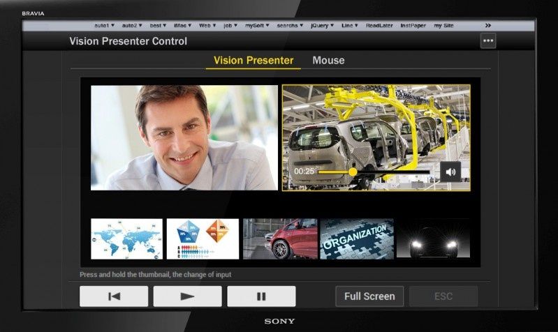 Sony na ISE 2014: nowe możliwości prezentacji obrazu w 4K - Vision Presenter PWA-VP100