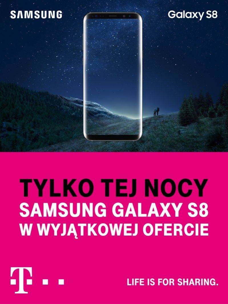 Bezsenność popłaca - wyjątkowa nocna sprzedaż Samsungów Galaxy S8 i S8+ w T-Mobile w dniu premiery!