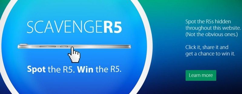 Wygraj smartfon Oppo R5 - prosty i szybki konkurs producenta