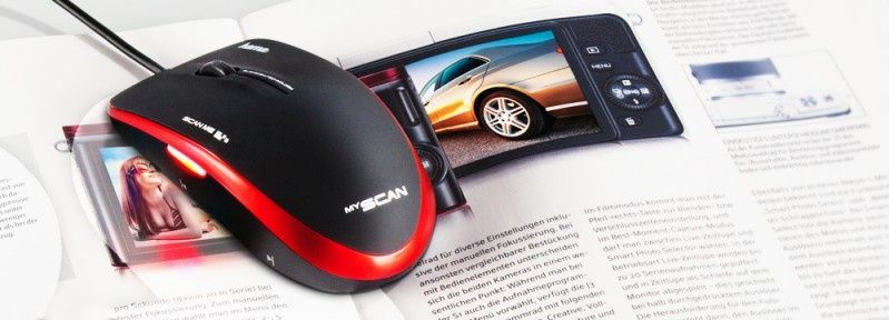 MyScan - nowoczesna mysz laserowa PC z wbudowanym skanerem