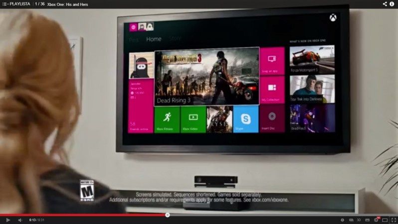 Xbox One - wideo promujące + SkyDrive