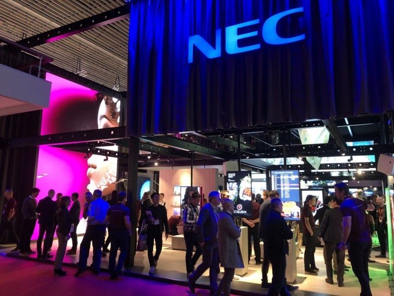 Innowacyjne technologie i produkty NEC na ISE 2018