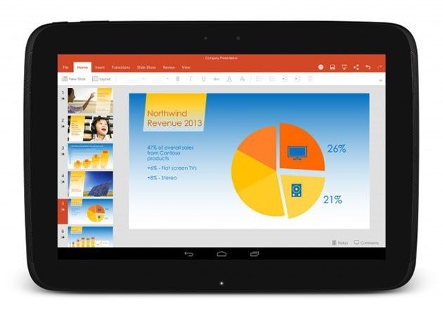 Aplikacje Microsoft na tabletach LG i Sony
