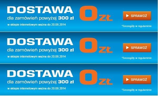 DOSTAWA 0 ZŁ na saturn.pl do 20.08.2014