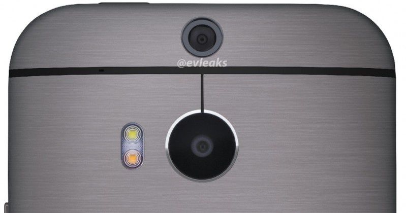 ...a tak będzie wyglądał podwójny czujnik tylnej kamery w  HTC One M8