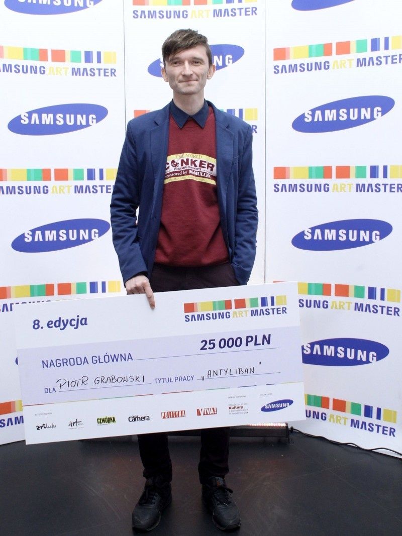 Piotr Grabowski wygrywa konkurs Samsung Art Master