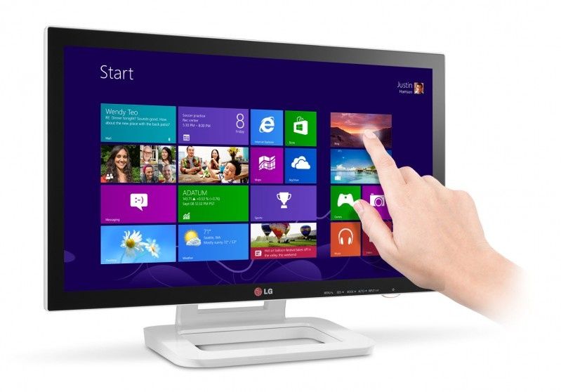 Touch 10 - monitor LG zoptymalizowane pod Windows 8