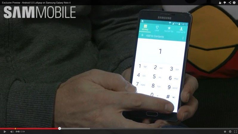 A tak wygląda Galaxy Note 4 z systemem Android 5.0 Lollipop (wideo)