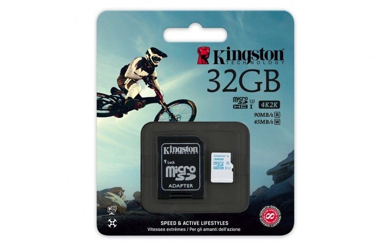 Kingston Digital prezentuje nową kartę microSD dedykowaną do kamer sportowych