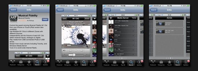 ...również Musical Fidelity jest już dostępny w AppStore