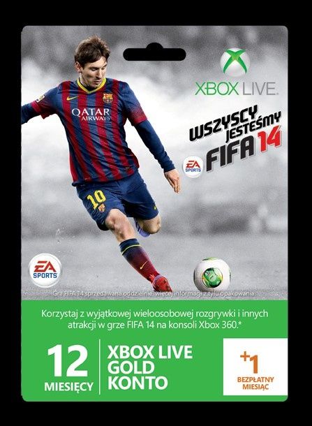 Xbox 360 w zestawie z FIFA14 