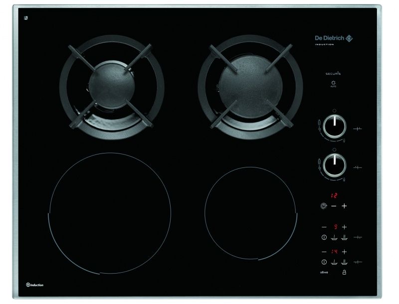 Unikalny kuchenny melanż, płyta indukcyjno - gazowa DTI702X marki De Dietrich 