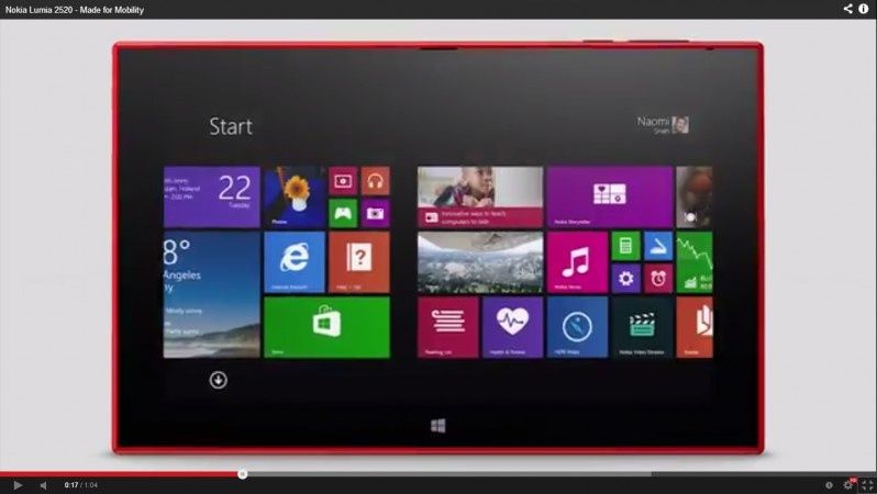 Nokia Lumia 2520 - 10.1'' tablet z Windows RT zaprezentowany (wideo)