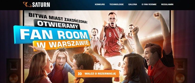 Saturn zaprasza kibiców do jedynego Fan Roomu w Polsce