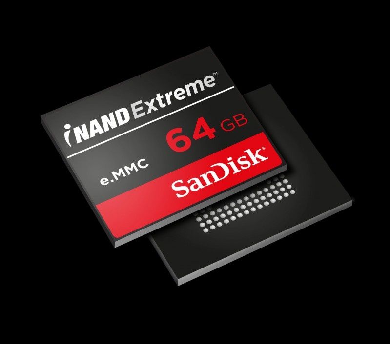 SanDisk - nowe pamięci flash (Embedded Flash Drive — EFD) iNAND Extreme
