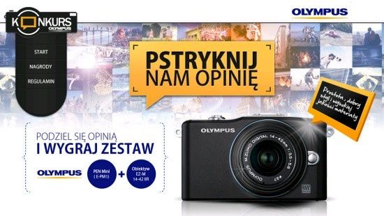 Pstryknij nam opinie - konkurs Olympus, Opineo.pl oraz Skapiec.pl