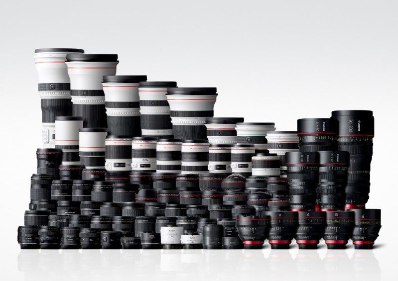 Canon wyprodukował ponad  100 mln wymiennych obiektywów