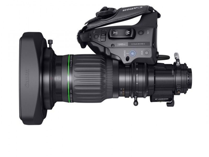 Canon prezentuje najbardziej szerokokątny na świecie przenośny obiektyw telewizyjny 4K do kamer z matrycą 2/3” - CJ12ex4.3B