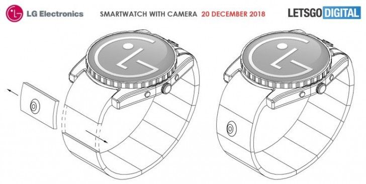 LG opatentowało smartwatcha z aparatem