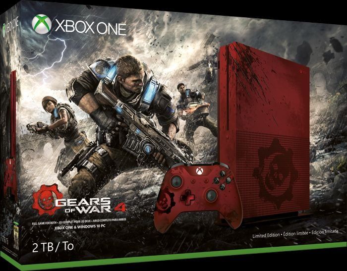 Limitowana edycja konsoli Xbox One S Gears of War 4 2TB dostępna wyłącznie w sklepach RTV EURO AGD